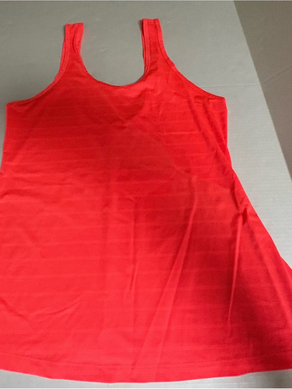 Women’s Orange Scoop Neck Tank Top